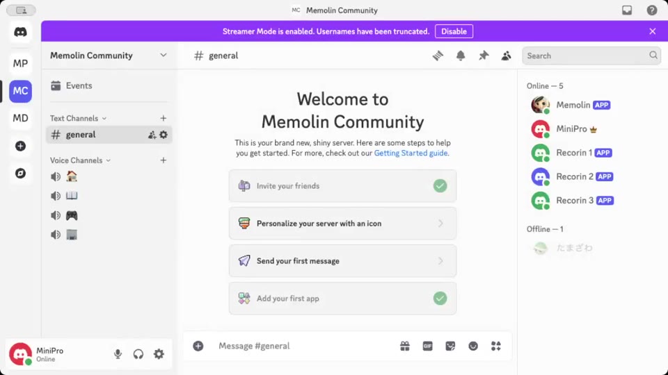 Discordでの会議を自動で録音・要約するメモリンの紹介動画サムネイル